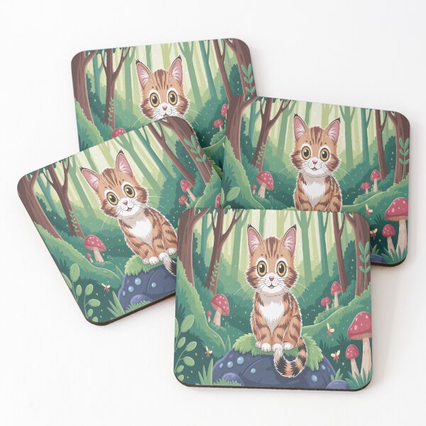 Item preview, Game style of a wide-eyed cat designed and sold by SilentSpirits.