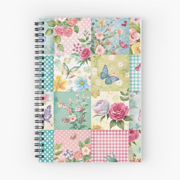 Item preview, Spring Patchwork blues and greens and butterfly things designed and sold by Ketique.