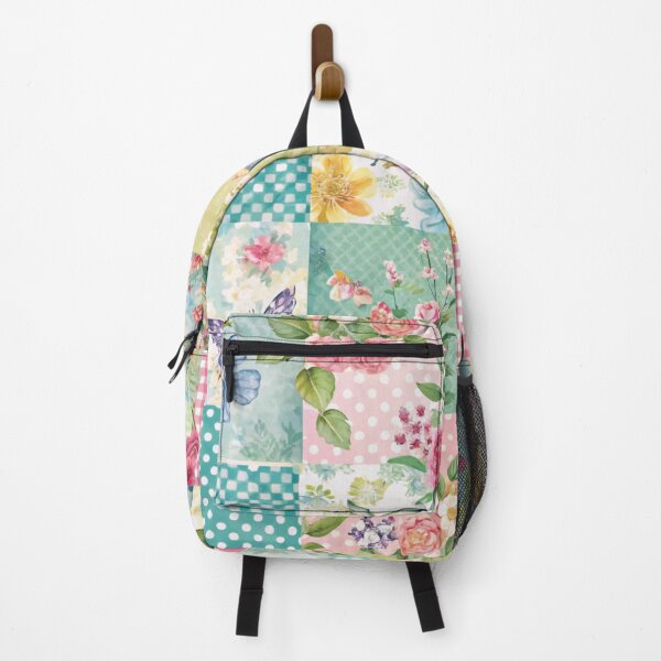 Item preview, Spring Patchwork blues and greens and butterfly things designed and sold by Ketique.