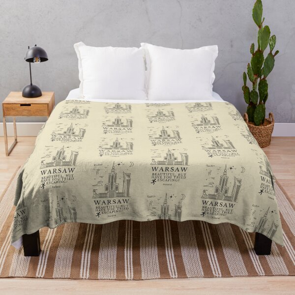 Item preview, Warsaw Escape  Minimalist Dark Tourism Art designed and sold by JakubArtysta.