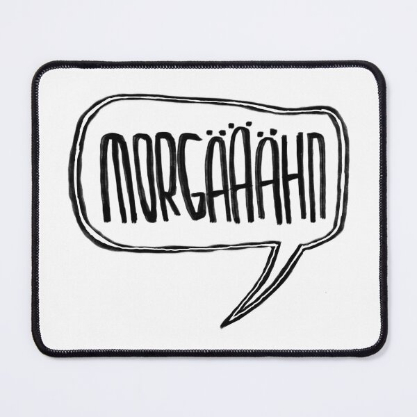 Item preview, Morning + yawn = morning, for morning grouches designed and sold by badlydrawnbabe.