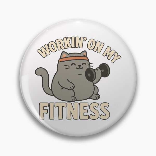 Item preview, Workin’ On My Fitness Cat designed and sold by FBA.