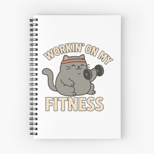 Item preview, Workin’ On My Fitness Cat designed and sold by FBA.