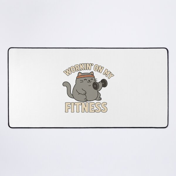 Item preview, Workin’ On My Fitness Cat designed and sold by FBA.