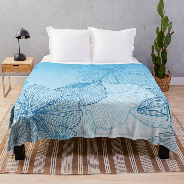 Item preview, Bluer than Blue Collection - Gumamela Tapestry designed and sold by Dailywalker22.