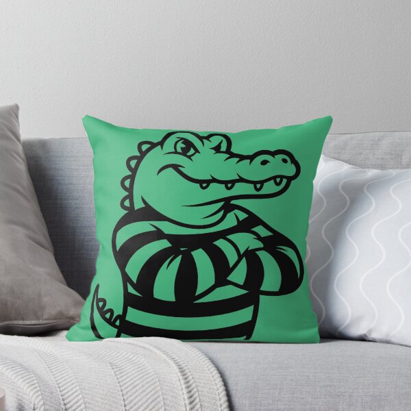 Item preview, Funny Alligator in Prison Stripes designed and sold by theartfulaspie.