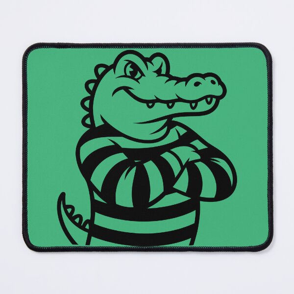 Item preview, Funny Alligator in Prison Stripes designed and sold by theartfulaspie.