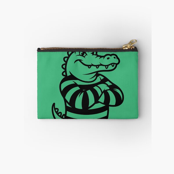 Item preview, Funny Alligator in Prison Stripes designed and sold by theartfulaspie.