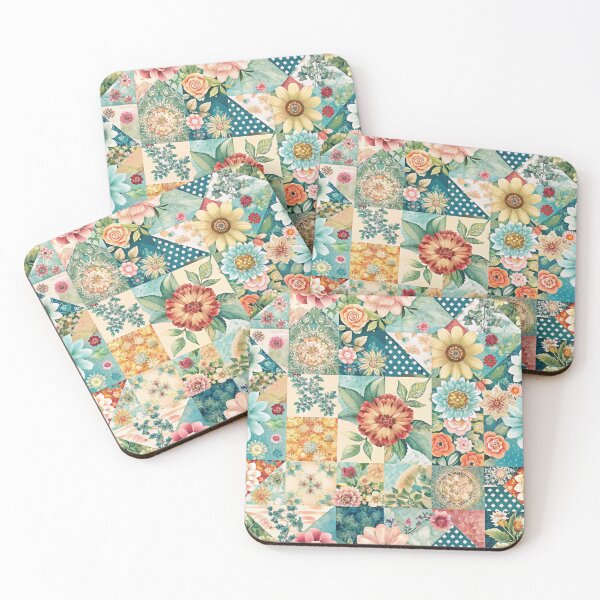 Item preview, Patchwork Daisies and more designed and sold by Ketique.