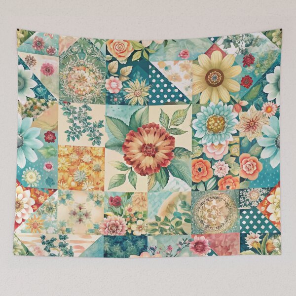 Item preview, Patchwork Daisies and more designed and sold by Ketique.