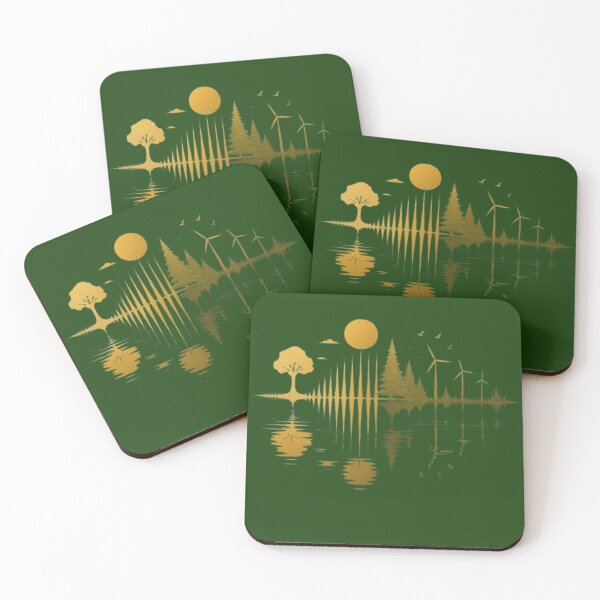 Item preview, Golden Nature Soundscape Reflection designed and sold by MugLifeCo.