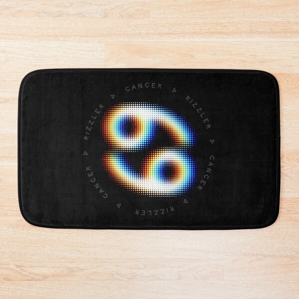 Item preview, Cancer Glitch – Halftone Zodiac Symbol in Emotional Static designed and sold by H Jonas.