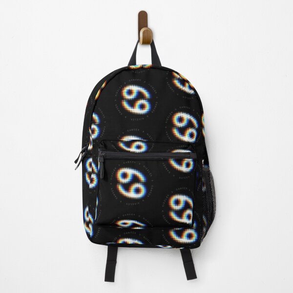 Item preview, Cancer Glitch – Halftone Zodiac Symbol in Emotional Static designed and sold by H Jonas.