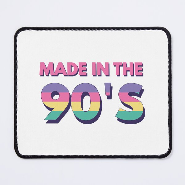 Item preview, Made in the 90's – Retro Aesthetic Text Design designed and sold by ColhexStore.