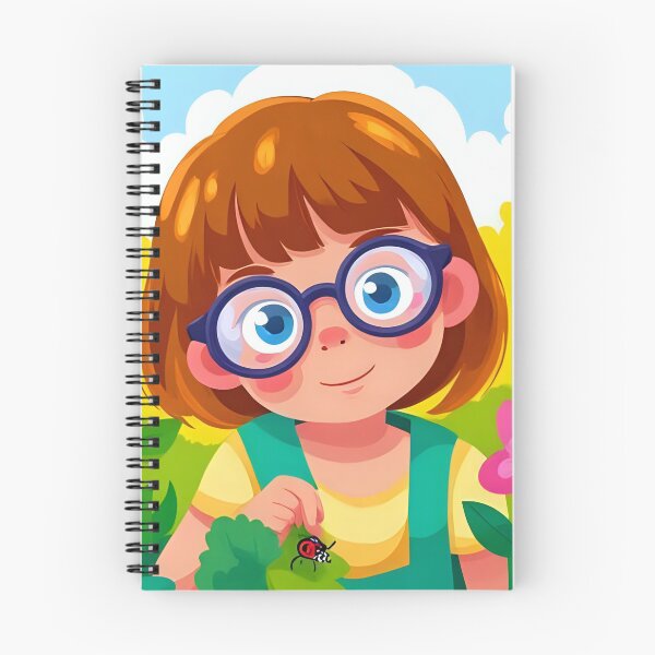 Item preview, Seeing with different eyes: visually impaired tender girl with glasses in kindergarten designed and sold by CeciliaGomezArt.