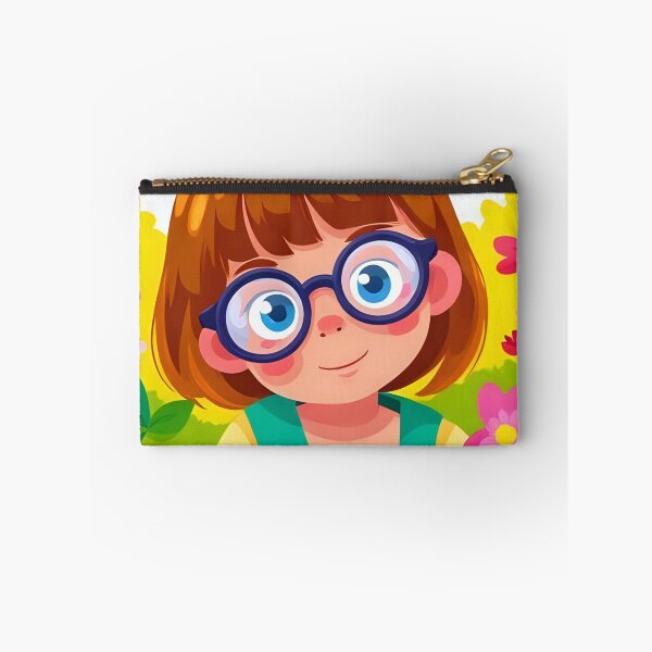 Item preview, Seeing with different eyes: visually impaired tender girl with glasses in kindergarten designed and sold by CeciliaGomezArt.