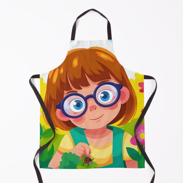 Item preview, Seeing with different eyes: visually impaired tender girl with glasses in kindergarten designed and sold by CeciliaGomezArt.