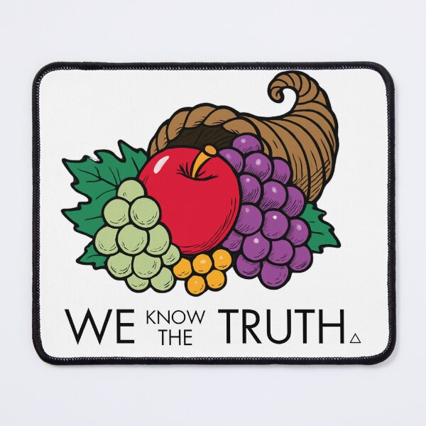 Item preview, Cornucopia Conspiracy Mandela Effect , We Know The Truth , 90's Fruit designed and sold by DevlynnDesigns.