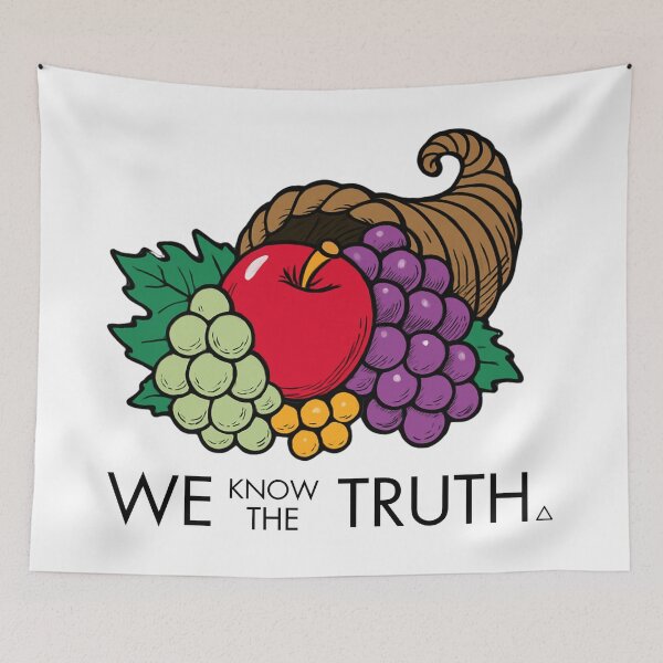 Item preview, Cornucopia Conspiracy Mandela Effect , We Know The Truth , 90's Fruit designed and sold by DevlynnDesigns.