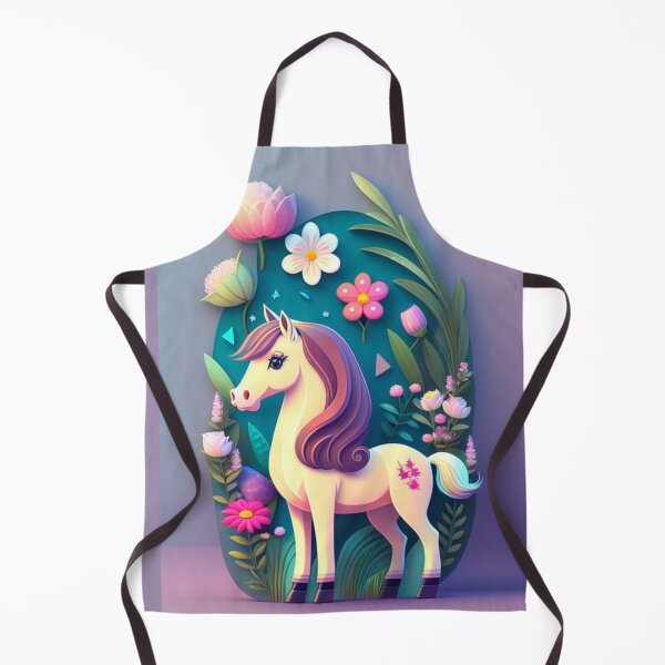 Item preview, Fantasy pony design in floral pastel shades designed and sold by HA-Design-Kunst.