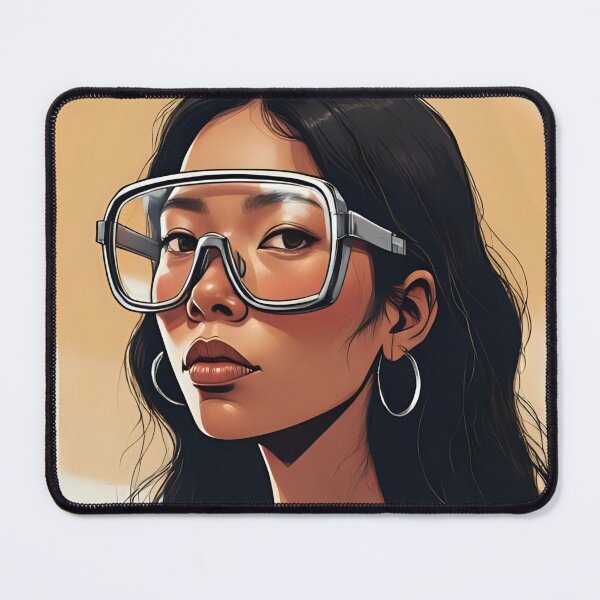 Item preview, See with different eyes, visual impairment, young people, complete sports glasses designed and sold by CeciliaGomezArt.