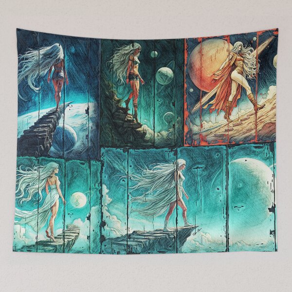 Item preview, A Multi-Panel Fantasy Journey designed and sold by Hen-C-Art.