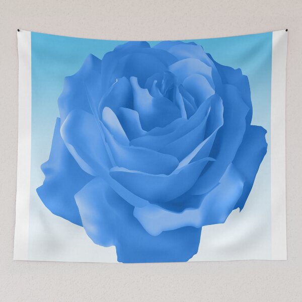 Item preview, Bluer than Blue Collection - Single Rose Tapestry   designed and sold by Dailywalker22.