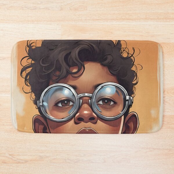 Item preview, Seeing with different eyes, visual impairment, serious child with glasses designed and sold by CeciliaGomezArt.