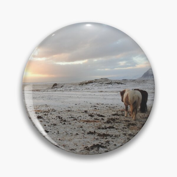 Item preview, Icelandic Horses In Winter designed and sold by The Georgia Nomad.
