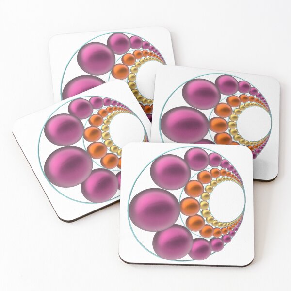 Item preview, Pattern with balls in trendy colors designed and sold by HA-Design-Kunst.