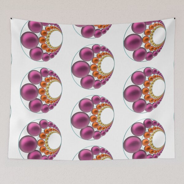 Item preview, Pattern with balls in trendy colors designed and sold by HA-Design-Kunst.