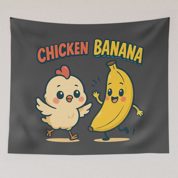 Item preview, CUTIE CHICKEN BANANA! designed and sold by SharingLove.