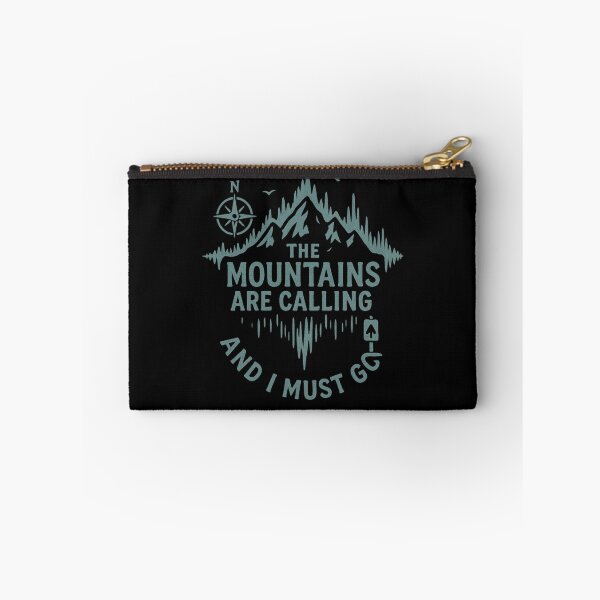 Item preview, The Mountains Are Calling and I Must Go | Retro Adventure Hiking designed and sold by PrintHorizonD.