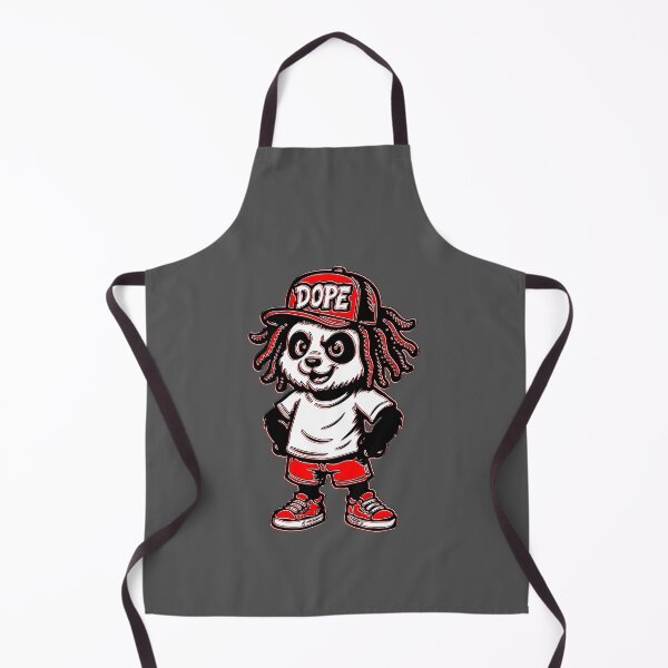 Item preview, Dope Panda in Streetwear with Dreadlocks designed and sold by 4rpixs.