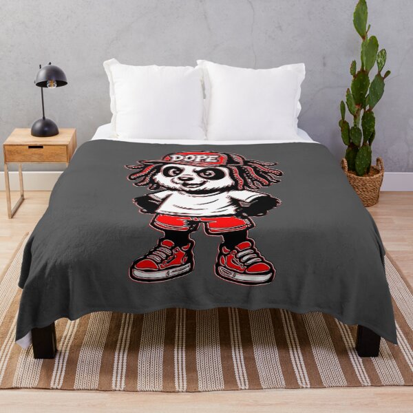 Item preview, Dope Panda in Streetwear with Dreadlocks designed and sold by 4rpixs.