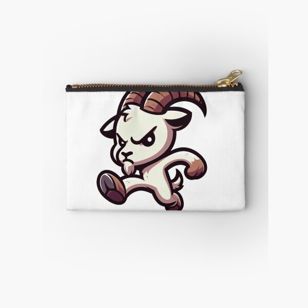 Item preview, Angry Cartoon Goat Stomping – Funny Farm Mood designed and sold by Confuzz1ed.