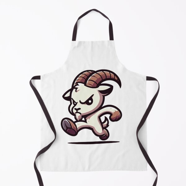 Item preview, Angry Cartoon Goat Stomping – Funny Farm Mood designed and sold by Confuzz1ed.