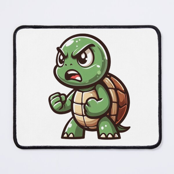 Item preview, Angry Cartoon Turtle with Gritted Teeth – Slow and Furious designed and sold by Confuzz1ed.