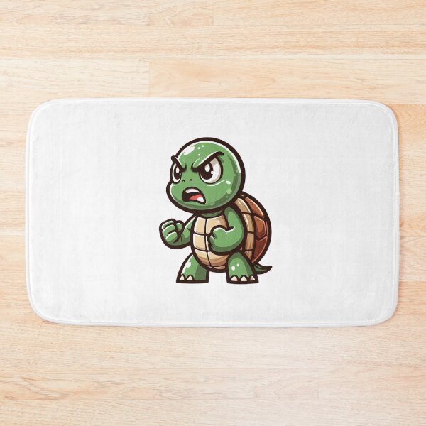 Item preview, Angry Cartoon Turtle with Gritted Teeth – Slow and Furious designed and sold by Confuzz1ed.