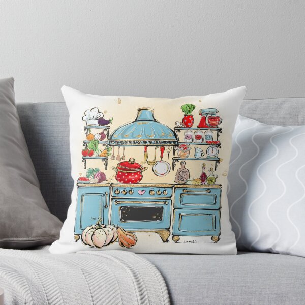 Item preview, Cozy Watercolor Kitchen Scene | Hand-Painted Cooking Art Print | Culinary Wall Decor designed and sold by KaramfilaS.