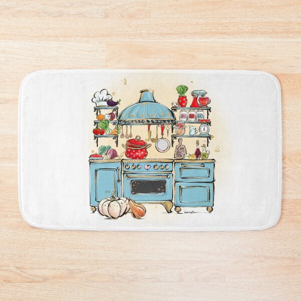 Item preview, Cozy Watercolor Kitchen Scene | Hand-Painted Cooking Art Print | Culinary Wall Decor designed and sold by KaramfilaS.