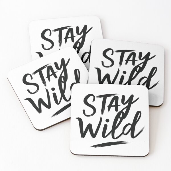 Item preview, Stay Wild Minimalist Typography Print designed and sold by BestZoneStore.