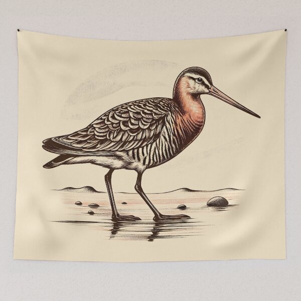 Item preview, Bar-tailed Godwit 8 designed and sold by theAVIARY7.