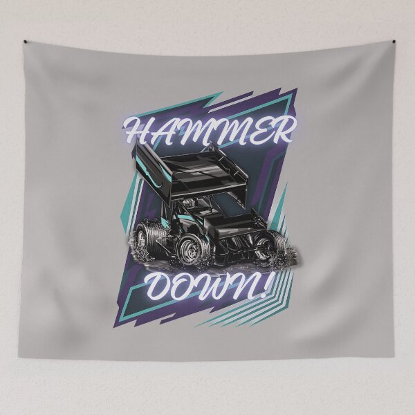 Item preview, Hammer Down! Neon Race Shirt!  designed and sold by Juiced Up Racing Co. .