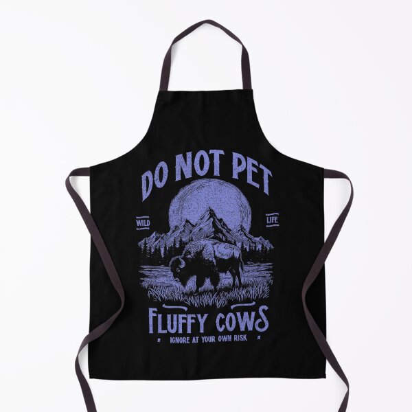Item preview, Vintage Buffalo Do Not Pet Fluffy Cows Funny Bison designed and sold by JRRTs.