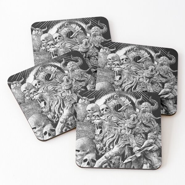 Item preview, Skulls & Steel: Viking Lion Duo designed and sold by TimeSkiff.