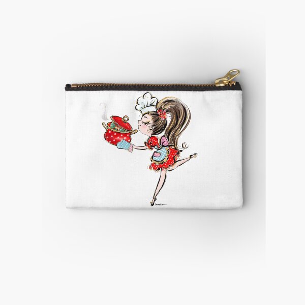 Item preview, Cute Girl Chef Cooking Illustration designed and sold by KaramfilaS.
