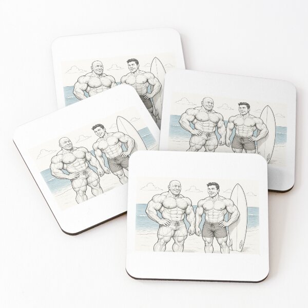 Item preview, Gnarly Surfer Dudes designed and sold by BodybuildersInc.