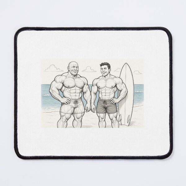 Item preview, Gnarly Surfer Dudes designed and sold by BodybuildersInc.