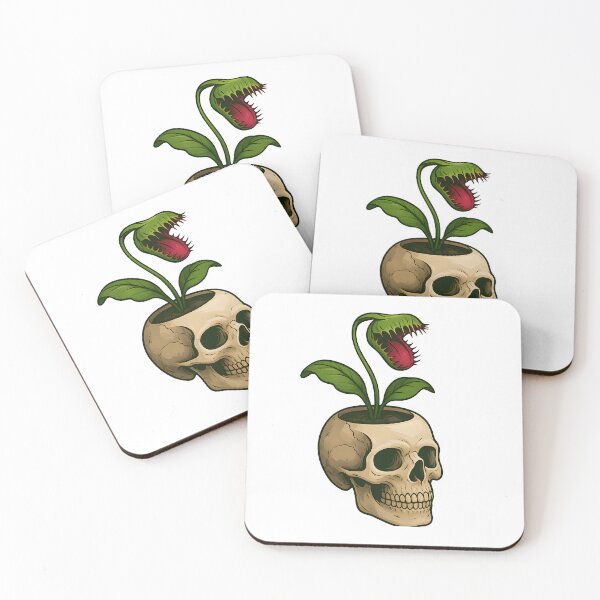 Item preview, Skull Planter with Venus Flytrap designed and sold by Dsgn25.
